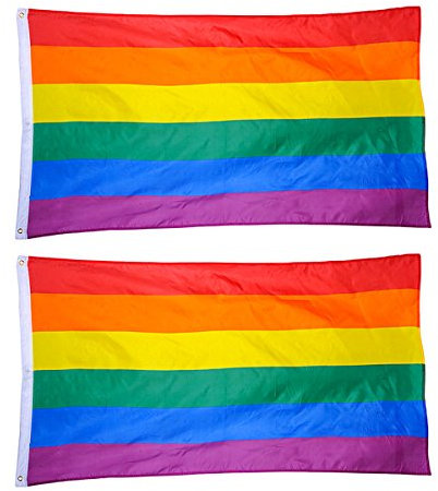 Lgbt-flagge Stolz-flagge Regenbogenfahne Stolzflagge Groß Stolzflagge 3x5