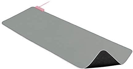 Razer Goliathus Extended Chroma Gaming Mouse Pad: Customizable Chroma RGB Lighting - Soft, Cloth Material - Balanced Control & Speed - Non-Slip Rubber Base - Quartz Pink