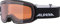 ALPINA NAKISKA Q - Verspiegelte, Kontrastverstärkende & Polarisierte OTG Skibrille Mit 100% UV-Schutz Für Erwachsene, black, One Size