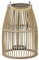 Laterne Holz beige mit Henkel Landhaus Stil Hoste