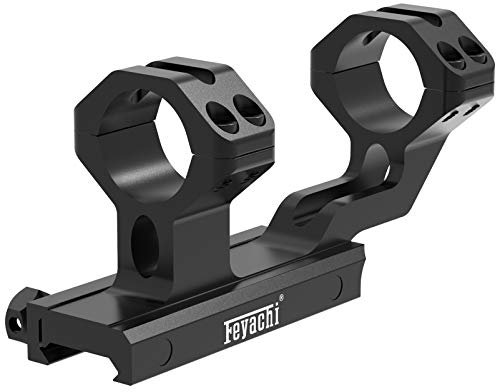 Feyachi Zielfernrohr montieren Offset Cantilever Dual Ring Picatinny Mount Scope einstellbar 1 Zoll
