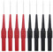CYUaoao 0.7mm Testsonde 4 Paare Multimeter Messleitung Sonde Probe Test Pin Bananenstecker Multimeter Testsonde für Professionellen Messung Industrie Abnehmbare Sonde Isolationspiercing