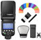 Godox Thinklite TT685IIF TTL On-Camera Speedlite 2.4G Wirelss X System Flash GN60 High Speed 1/8000s Sostituzione per fotocamere Fujifilm X-Pro2 X-T20 X-T2 X-T1 X-Pro1 X-T10 X-E2 X-A3 X100F X100T