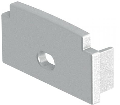 Integral ILPFA168 End Cap with Cable Entry, for 28.5mm x 14mm Plaster-in Profiles