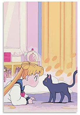 Sailor Moon (2) Poster Dekorative Gemälde Leinwand Wandposter und Kunstbild Druck Moderne Familienschlafzimmer Dekor Poster 20 x 30 cm Sailor Moon (2) Poster Sailor Moon (2) Leinwandkunst Poster Pi