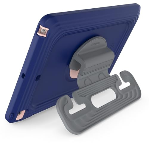 OtterBox EasyGrab Schutzhülle für iPad 7. / 8. Generation, mit Ständer, Autohalterung, Keine Einzelhandelsverpackung, Space Explorer, lila/rosa, Kinder-Tablet-Hülle