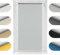 Birrke Thermorollo ohne Bohren/mit Bohren 2in1 70x230 cm - Verdunklungsrollo für Hitzeschutz und Sonnenschutz - Fenster Verdunkelungsrollo - Einfache Montage Grau