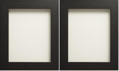 Frame Company Watson Range Black 8x6 inch Picture Photo Frame *Choice of Sizes* (Pack of 2)