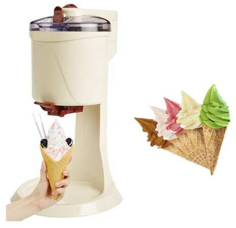 Hydravex Yogurt Mr Whippy Ice Cream Makers, Soft Ice Cream Machine, Home DIY Kitchen Automatic Mini Fruit Soft Serve Ice Cream Machine for DIY Kitchen Fast