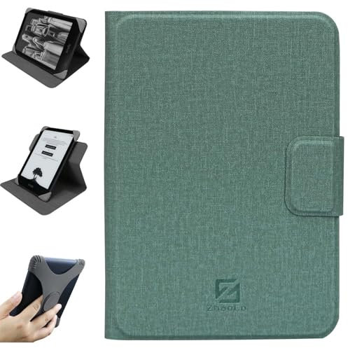 Étui Détachable Universel pour 6'' Nouveau Kindle 2024/2022, Kobo Nia/Clara 2E / Clara HD, Léger Housse de Protection avec Angles de Vision Multiples - Bleu Clair