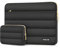 MOSISO Tablet Tasche für 11 Zoll iPad Pro M4 & iPad Air M2 2024, iPad Pro 11 M2 M1, iPad 10th 10.9, iPad 9/8/7 10.2, iPad Air 5/4 10.9, Galaxy Tab 11, Puffy Horizontal Hülle mit kleinem Koffer,Schwarz