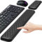 Zaxiva Reposamuñecas para Teclado y Ratón, Juego de Reposamuñecas Ergonomicas de Espuma Viscoelástica, Diseño de Cuero PU Impermeable y Antideslizante para Oficina, Trabajo, Gaming, Ordenador, Negro