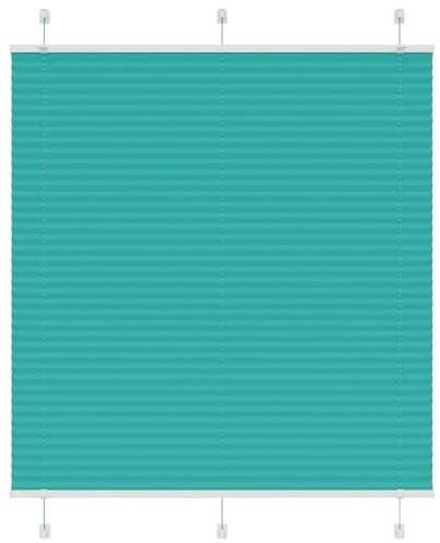 vidaXL Plissee Petrolgrün 120x150 cm Stoffbreite 119,4 cm Polyester