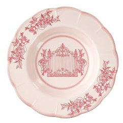 Guzzini - Piatto fondo melamina Josephine 'Table Decor' (Rosa Polvere)