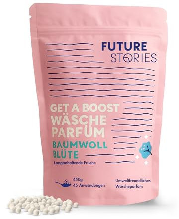Future Stories Wäscheparfüm mit kleinen Duft-Perlen - 45 Wäscheladungen, nachhaltig, vegan, mikroplastikfrei - 450 g