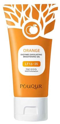 Gel exfoliante de naranja natural, exfoliante para la cara, exfoliante para la cara, exfoliante para limpieza profunda, exfoliante corporal y espinillas, exfoliante facial (1 unidad, 2 unidades, 3