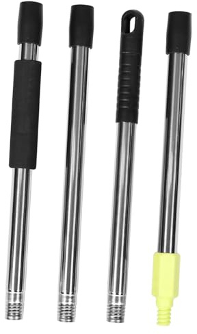 HOLIDYOYO Adjustable Extendable Paint Roller Pole Stainless Steel Telescopic Extension Rod for High Ceilings Walls Smooth Latex Paint Application Black