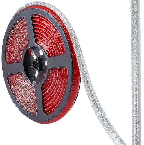 GORGECRAFT 5 m Selbstklebendes Eckfugenband (15mm Blau) Für Keramikfliesen Wasserdicht Zum Abziehen Und Aufkleben Flexible Dreiecksformleiste Dichtungsband Für Dusche Badewanne Badezimmer WC