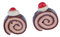 Miniblings Biskuitrolle Ohrstecker Stecker Ohrringe Kuchen Biskuit Biscuit BRAUN - Handmade Modeschmuck I Ohrringe Stecker Ohrschmuck