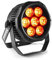Beamz Professional BWA410 LED PAR - 7x10W 4in1 LEDs, RGBW, 4 oder 8 DMX-Kanäle, DMX-/Standalone-Modus, Master/Slave-Funktion, Dimmer 0-100%, Controlpanel mit LED Display, wasserdicht, schwarz
