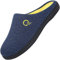 Mishansha Pantofole da casa per Uomo Bicolore in Memory Foam Inverno Peluche Scarpe Morbido Confortevole e AntiscivoloUomo Blue 44/45 EU