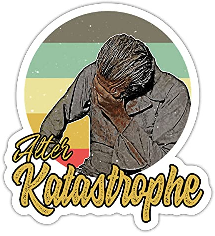 Alter Katastrophe Retro Vintage Style Sticker Aufkleber