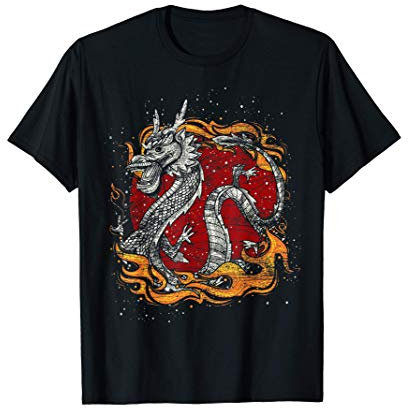 Créature Mythique Cadeau Feu Chinois Dragon T-Shirt