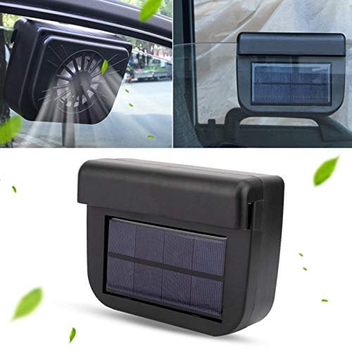 Solar Power Air Vent Kühlgebläse, Auto Lüftungssystem Heizung Abluftventilator Kühler Kühler Ventilator