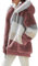 ZXCL 2021 Neue Mantel Winter Damen Äußere Wear Jacket Weibliche Korean Mantel Mode Beiläufige Nähte Plaid Mit Kapuze Reißverschluss Ladies Mantel-pink,XXL