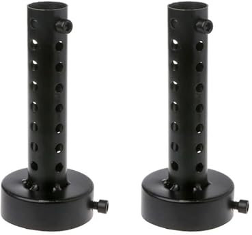 TOTMOX Motorrad-Auspuffschalldämpfer, 60 mm, schwarz, 2 Stück, Universal, für Motorrad-Auspuff, Schalldämpfer, DB Killer kurz