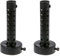 TOTMOX Motorrad-Auspuffschalldämpfer, 60 mm, schwarz, 2 Stück, Universal, für Motorrad-Auspuff, Schalldämpfer, DB Killer kurz