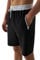Smith & Solo Sporthose Herren Kurz - Kurze Hosen Herren, Laufshorts Männer Sommer Baumwolle Jogginghose Fitnesshose Sport Sportshorts Bermuda Shorts Hose Trainingshose Tennis (L, Sch-Weiß)