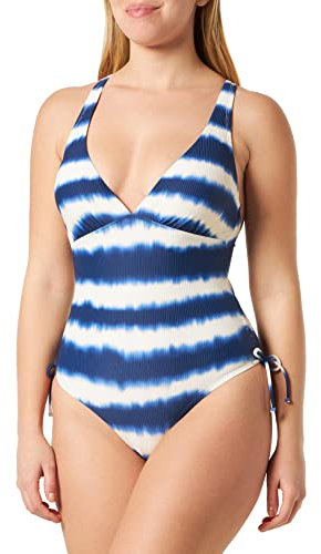 Triumph Summer Fizz Op Pt, Costume intero Donna, Blue - Dark Combination, 44D
