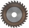 TCT Saw Disc Blade, Woodwork Cutter Blade Wood Cutting Disc Tool for Softwood Hardwood, 10mm Bore, 85mm x 36T, Copper