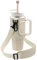 Bolsa Porta Botella de Agua para Stanley Tumbler, Portabotellas con funda de pajita de silicona reutilizable, correa ajustable para el hombro y mosquetón, para viajes, camping (40 Oz, Blanco)