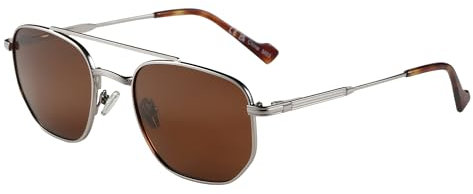 ZENOTTIC Retro Hexagon Pilot Polarized Sonnenbrillen für Männer und Frauen Vintage Mode Doppelbrückenmetall UV400 Schutz