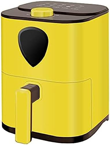 Padella Ad Aria, friggitrice Elettrica Automatica Domestica Multifunzionale, Timer 30 Minuti, Pentola da 5 Litri, Circolazione Rapida dell'Aria,Giallo