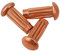 Nieten, Nieten for Metall, Aluminium-Schildniete, M2 M2, 5 m3 m4, Rollenniete, Typenschild-Marken-Vollniete(M2*8 Copper [50pcs])