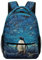 VesFy Kunst Pinguin Kinderrucksack Tier Schultaschen Casual Daypack Buchtasche Reiserucksäcke Für Schüler Erwachsene One Size