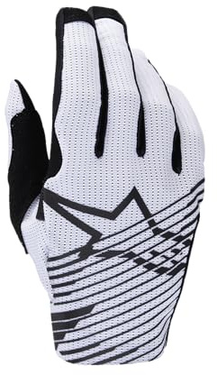 Alpinestars Radar Pro Motocross-Handschuhe | 4-Wege-Stretch-Mesh, leitfähige Handfläche und Finger, Silikon-Fingergriff, perforierter Daumen, leichtes Design