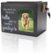 GAESHOW Urna Cenizas Perro, Urna para Gatos y Perros con Ranura de Fotos, 19 x 14 x 13cm, Caja de Madera de Recuerdo de Urna con Diseño de Pizarra con Texto Escribible