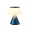 Lexon Lampe de chevet tactile LUMA S, veilleuse sans fil avec variateur d'intensité et synchronisation multi lampes, 9 couleurs LED, Rechargeable, Aluminium - Bleu Sombre