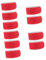 MILISTEN 10 STK Snowboard-Riemen ski fix ski fixierband rückengurt Schlittenbindeseil ski Carry Strap Ski-Zubehör Ski-Handschlaufe ski zubehör praktischer Snowboardgurt Nylon rot