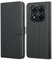 Leacckl Funda para Xiaomi Redmi Note 14 Pro 5G/ Pro +/ Poco X7 5G, Funda Tipo Cartera de Piel, Funda Abatible con Tarjetero y Hebilla Magnética, Funda de Piel Tipo Libro, Negro