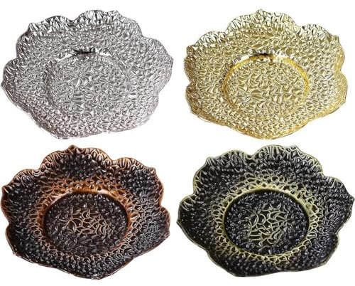 Ymxygz 4 Unids/Set Elegante Portavasos Vintage Posavasos Antideslizante Portavasos Resistente Calor Posavasos para Bebidas para Hogar