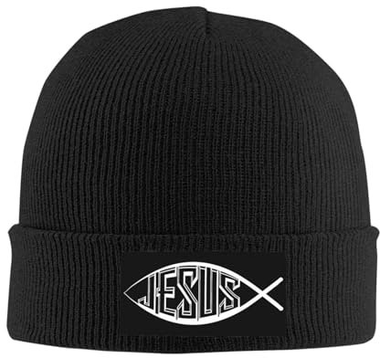 Beanie Mütze Jesus Strickmütze Weich Beanie Hat Atmungsaktive Cuffed Hats Für Alle Jahreszeiten Camping Running