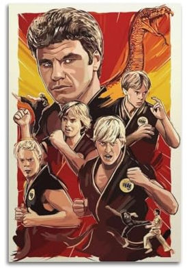 DGYKJTYDW Poster, Motiv: Cobra, Fitnessstudio, TV-Show, Poster, dekoratives Gemälde, Leinwand, Wandposter und Kunstdruck, modernes Familienschlafzimmer, Dekoration, Poster, 20 x 30 cm