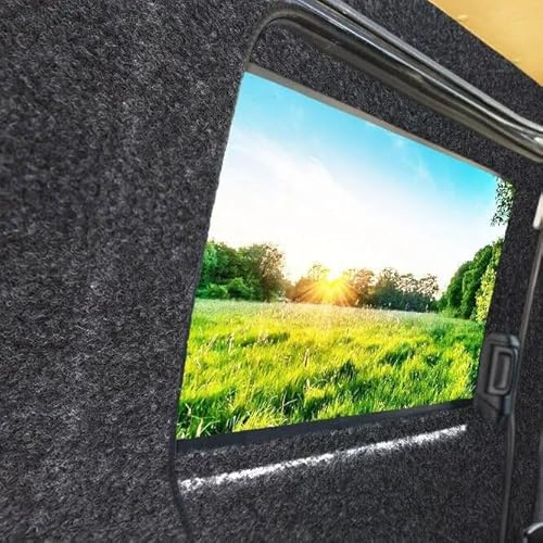 Shield Autocare 4 Way Stretch Carpet Van Lining Kit (Anthracite 4m x 2m) for Campervan Conversion, Motorhome, Caravan, Car Vehicle Interior with High Temperature Trim Fix Fabric Spray Glue Adhesive
