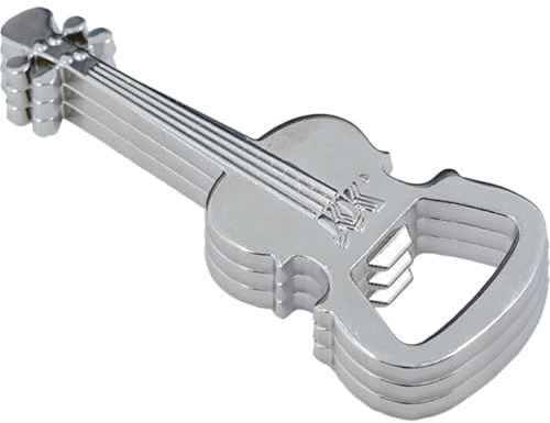 YARNOW Abridores de Botellas de Metal Portátil 3 Piezas Llavero Música Diseño Guitarra, Destapador de Cerveza Compacto para Cocina, Bar y Obsequio Creativo