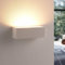 Lindby Gips Wandlampe weiß bemalbar Do It Yourself, Uplight Gipsleuchte Wand DIY 1x G9 max. 5W ohne Leuchtmittel Wandleuchte Wohnzimmer Flur